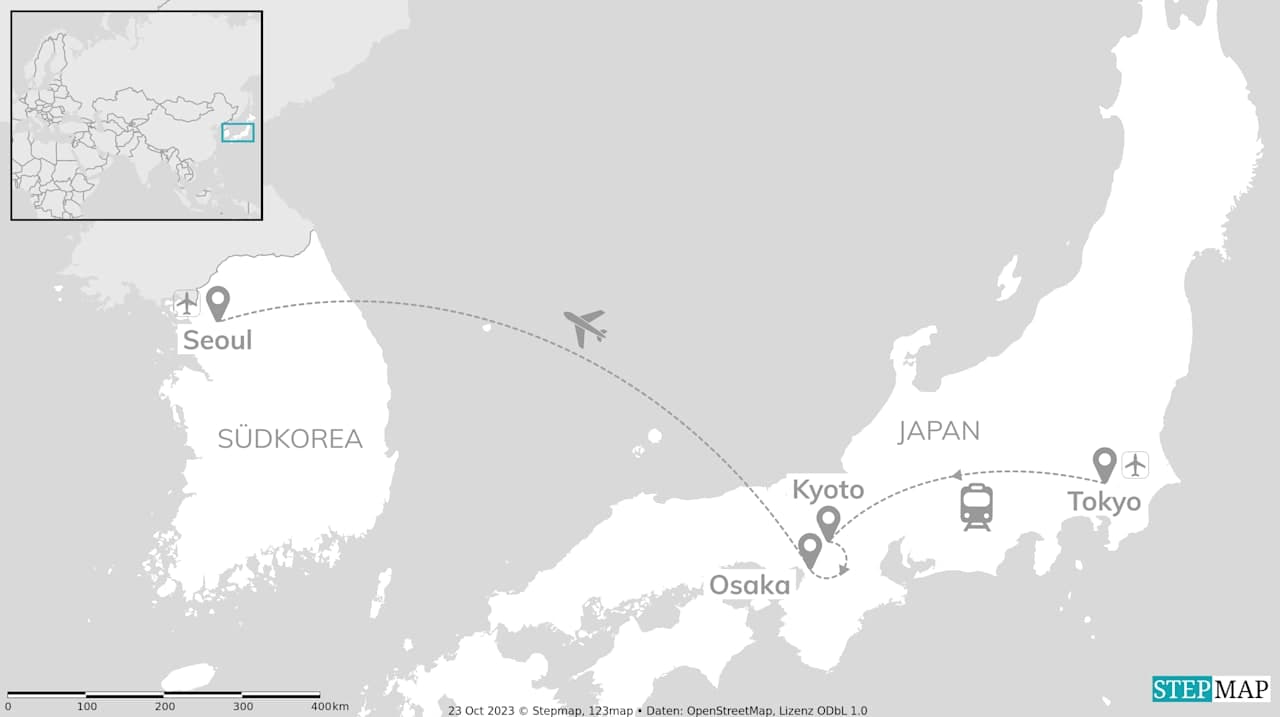 Japan meets Korea: Railroad Adventure & Seoul City
