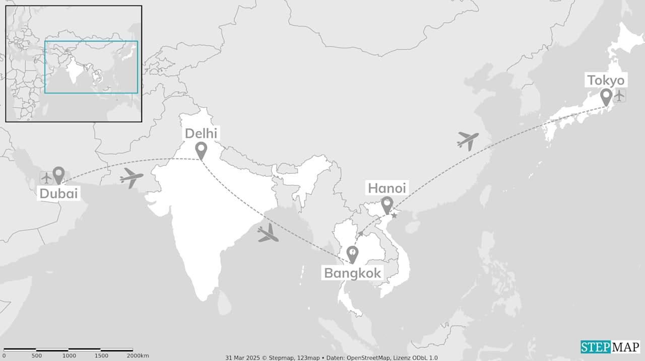 All Around Asia: Vom Taj Mahal zur Halong Bucht