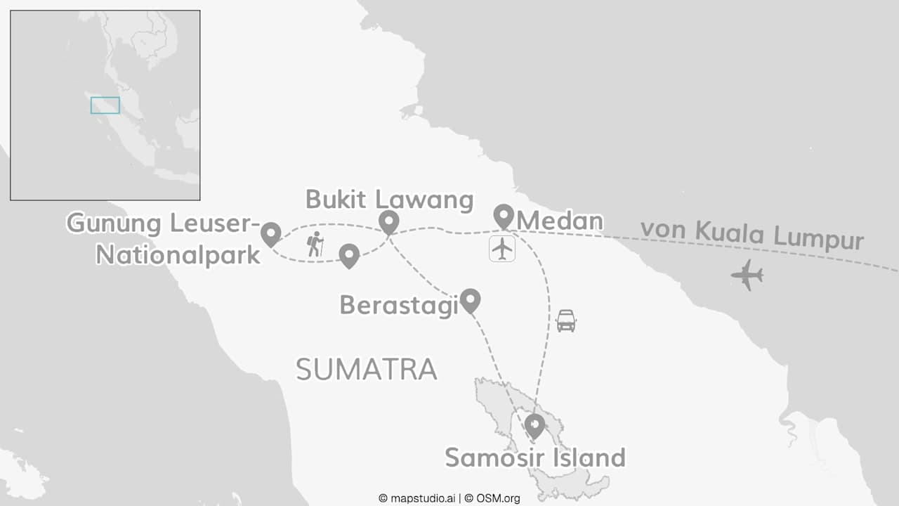 Sumatra, Malaysia & Singapur: Ready to Hang with Orangutans?