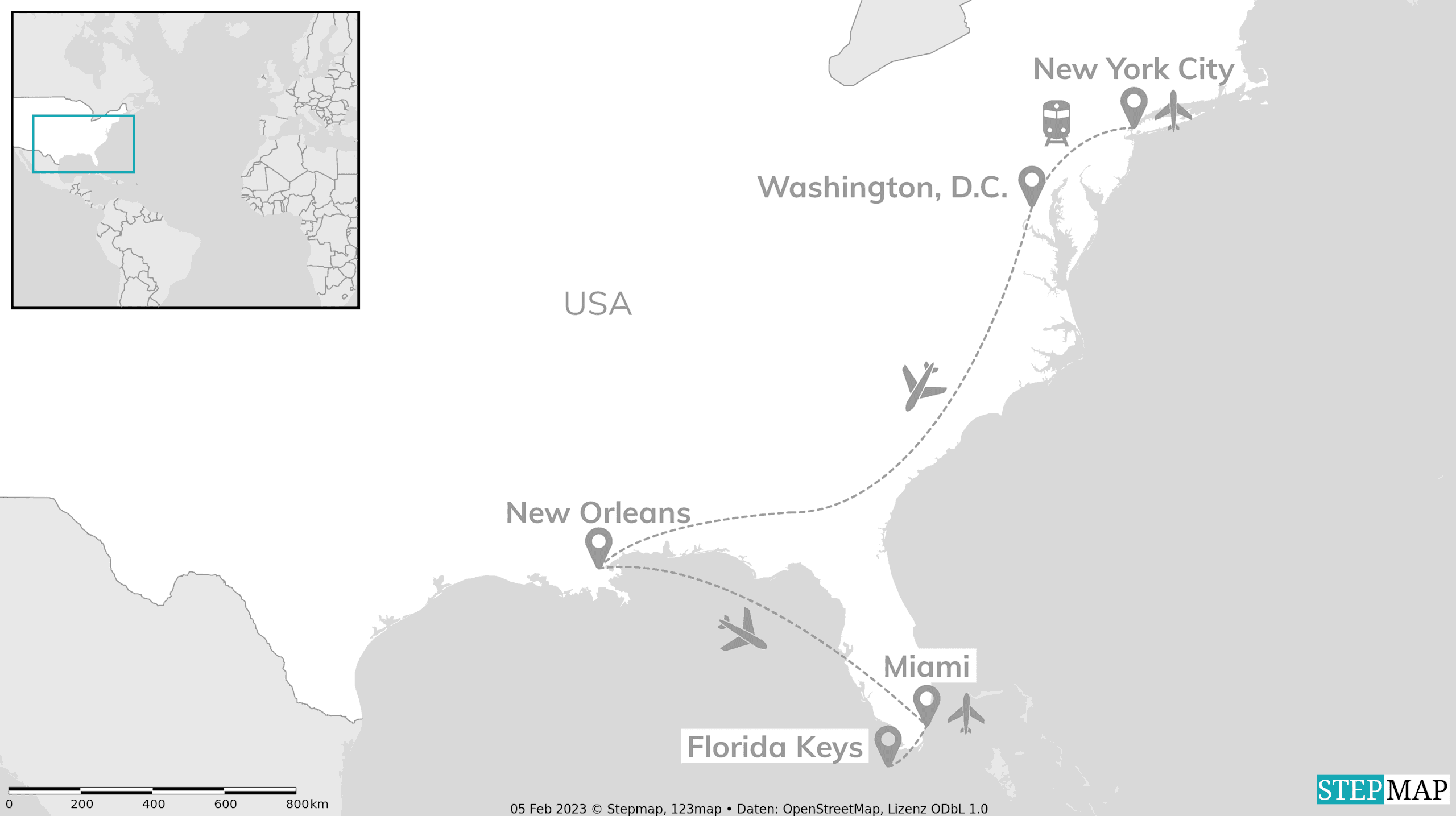 USA Abenteuer: East Coast & Southern Soul!