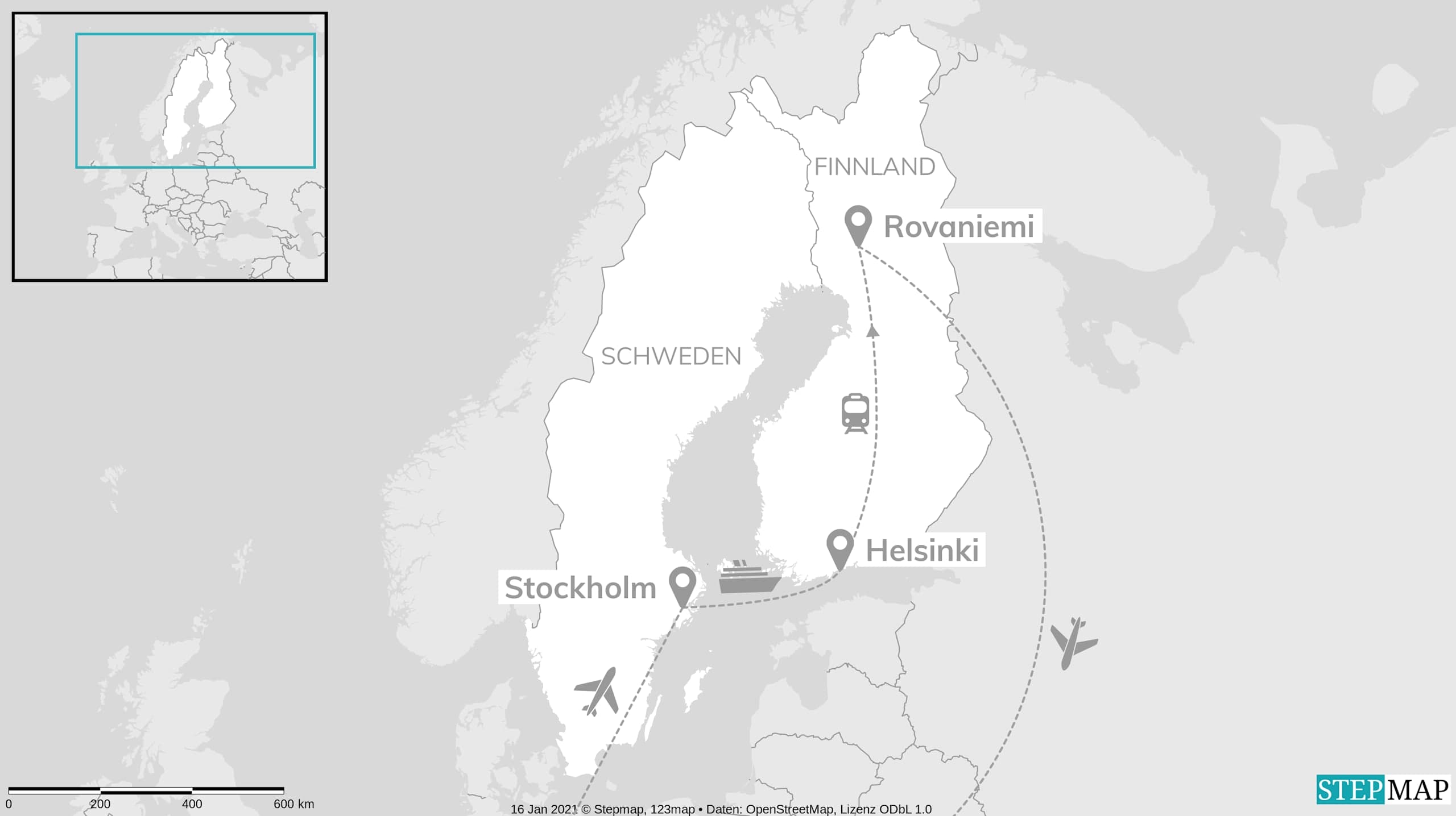 Schweden & Finnland mit Kids: Im Polarzug zum Nordlicht