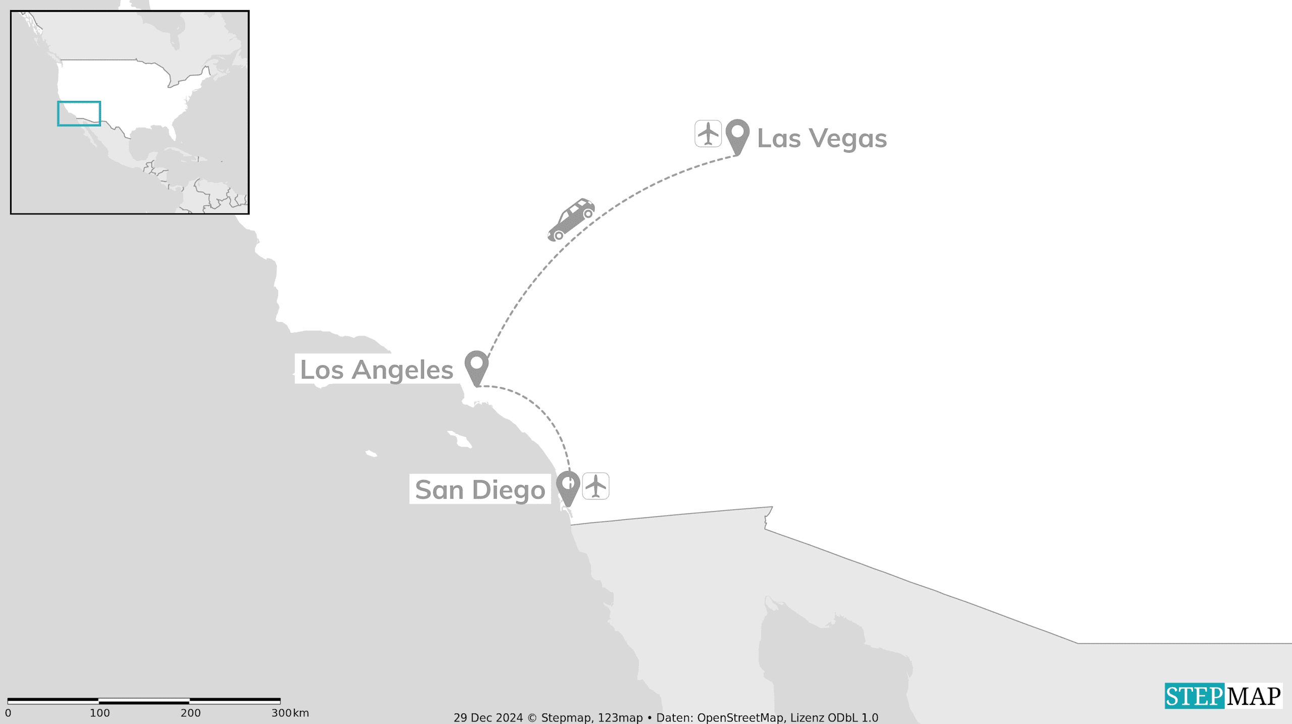 USA Roadtrip: Las Vegas, Los Angeles & San Diego
